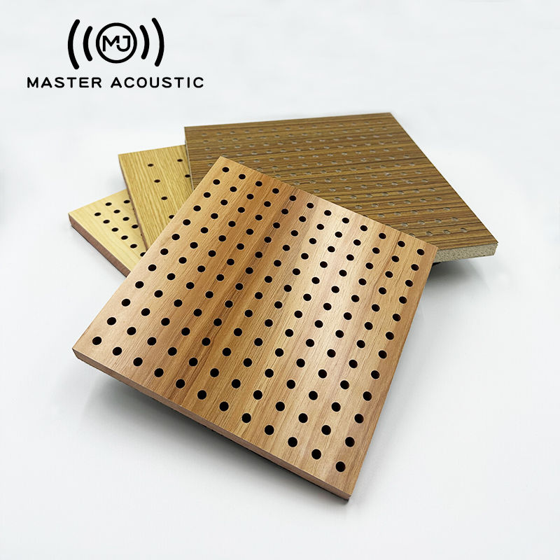 Wooden Normal Perforated Acoustic Panel Master Acoustic